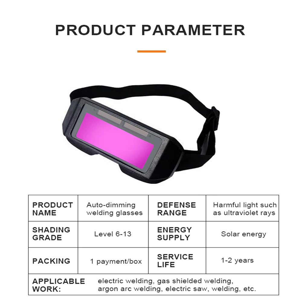 Automatische Blackout-Schweiß brille variable photo elektrische Anti-Ultraviolett-Infrarot-Strahlungs-Blendung Schutzbrille