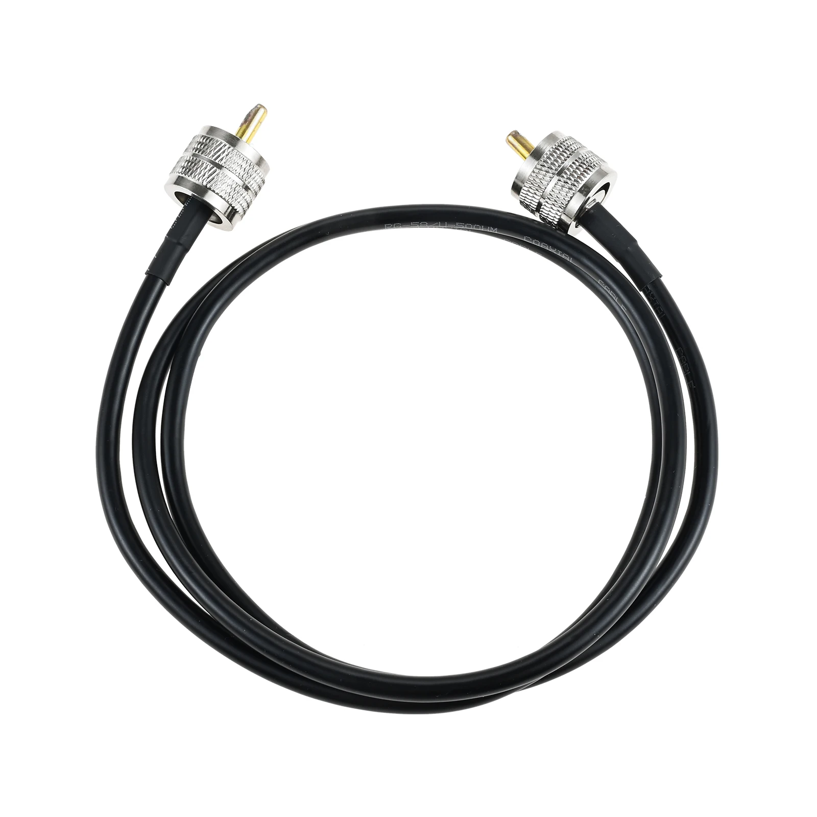 RG8x Jumper Cable 1m/3Ft UHF Connector PL259 Male-to-male Adapter Coaxial CB Coax Line Ham Radio VHF Antenna Analyzer SWR Meter