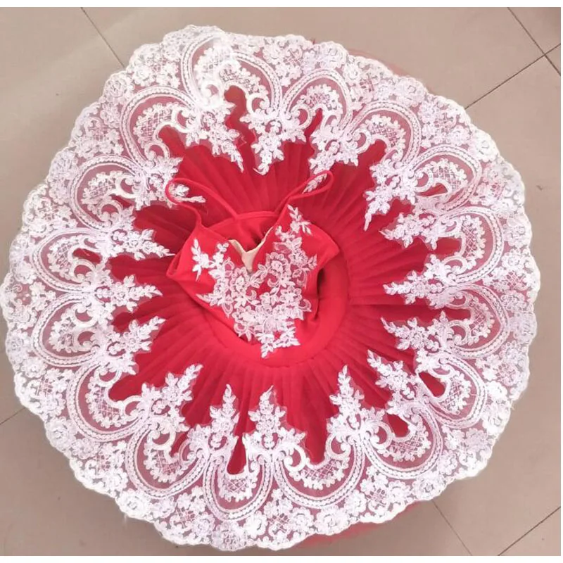 Tutu de Ballet professionnel à paillettes blanches, robe de Ballet pour femmes et adultes, vêtements de scène pour filles et enfants, Costumes de ballerine de danse du lac des cygnes