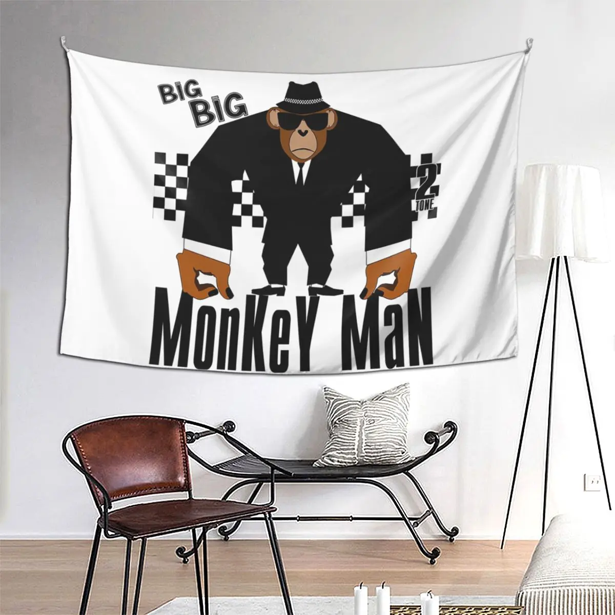 

Гобелен с большой обезьянкой, художественный настенный гобелен, эстетическое украшение дома, гобелены для гостиной, спальни, общежития