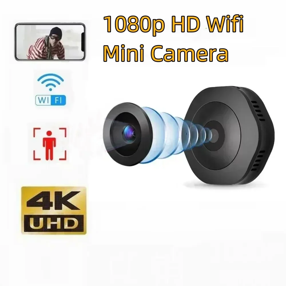 Wifi Smart Home 4K 1080p HD Mini Camera IP Webcam Remote Surveillance Portable Micro Camcorder Night Vision Invisible Espia Cam