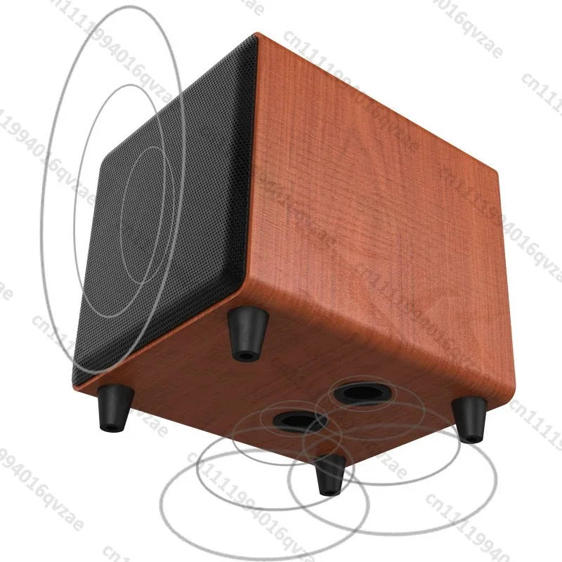 10-Inch Active Subwoofer Stereo with Whispering Wall Amplifier Bookshelf 2.0 Computer TV Speaker