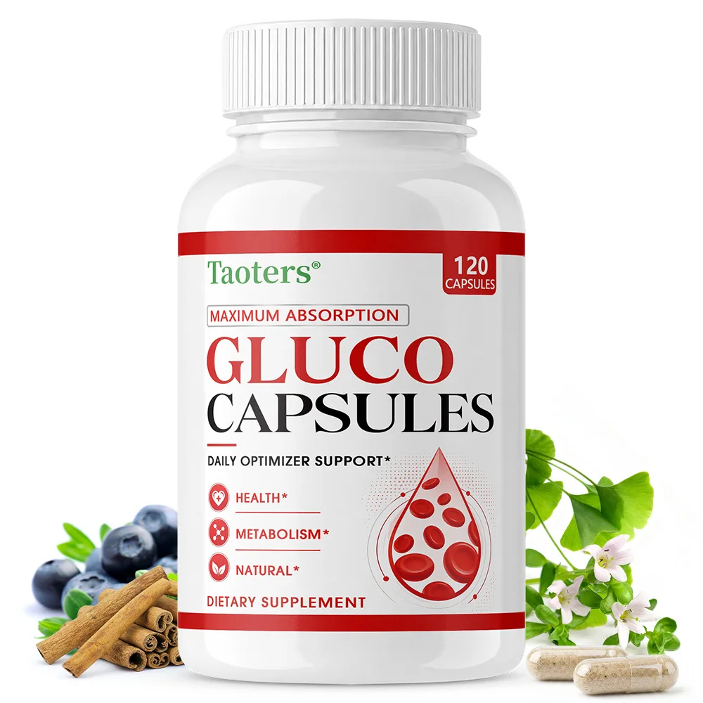 Gluco Capsules - Advanced Premium Support for Maximum Strength with Natural Ingredients Vitamins for Overall Health & Wellness