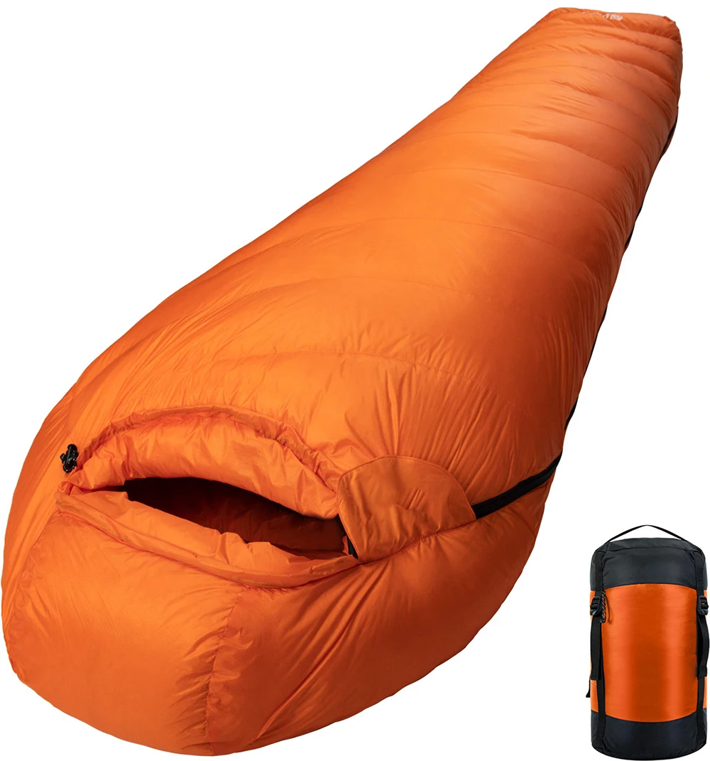 Hot Sale Cold Weather Keep Warm Winter Lightweight Goose Or Duck 900 fp down sleeping bag