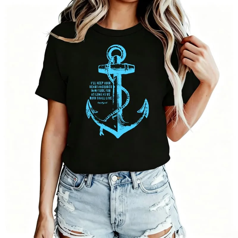 I'Ll Keep You Safe Women's T-Shirt 100% Cotton Funny Graphic Short Sleeve Tee Novelty Shirt Casual Crew Neck Top S-5Xl