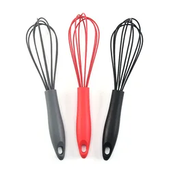 Silicone whisk Handheld Egg Beater Silicone mixer Cream hand whisk Baking utensils Kitchen tools