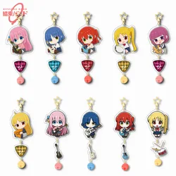 Japan Hot Anime BOCCHI THE ROCK! Figures Gotoh Hitori Ijichi Nijika Cosplay Acrylic Star Bell Pendant Keychains Cute Decor Gift