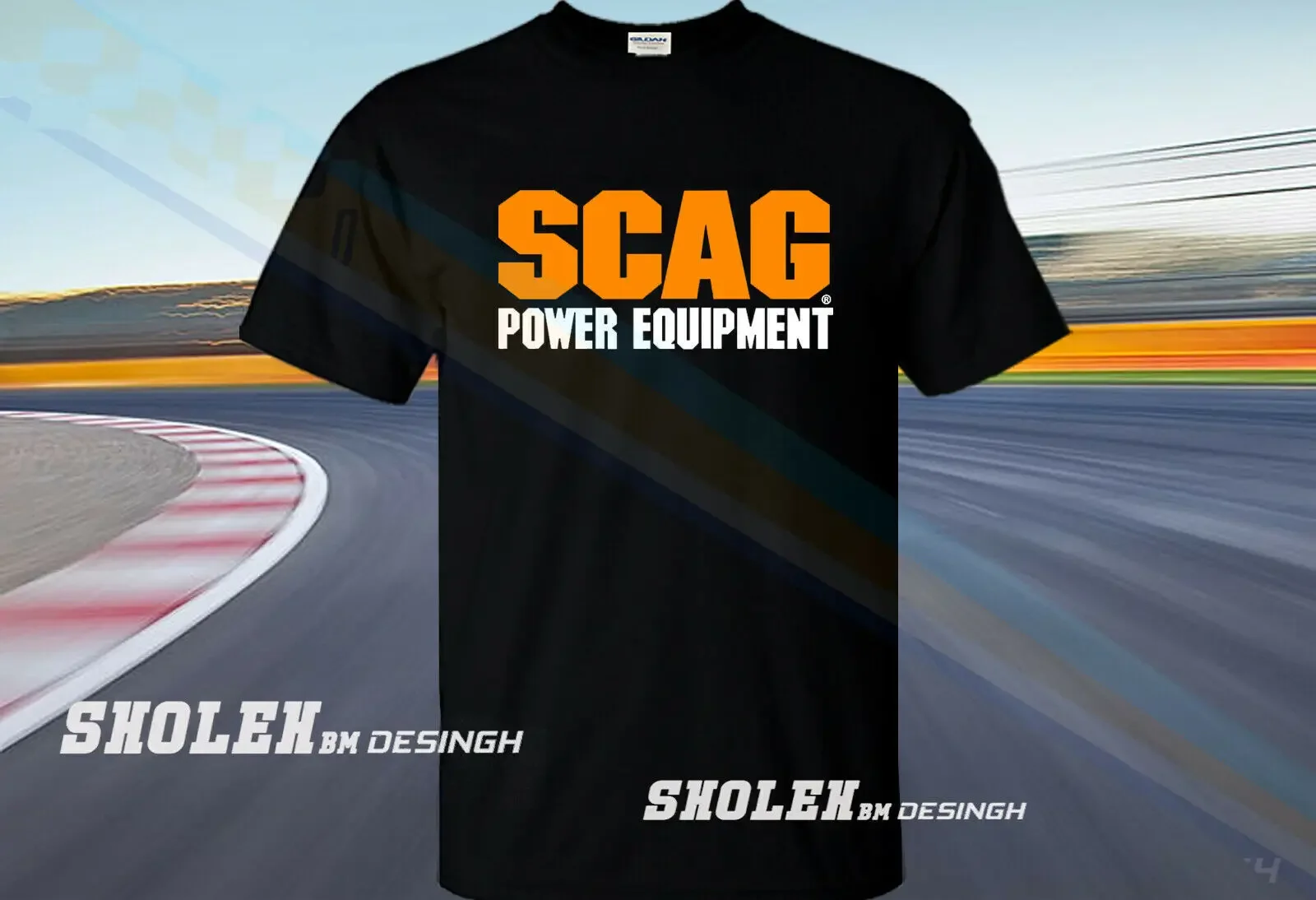 NEW SCAG POWER EQUIPMENT LOGO MOTORCYCLE CAR SPORT T-SHIRT FUNNY USA ALL SIZE