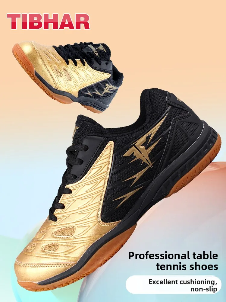 

TIBHAR Table Tennis oes ex Profional Cetition Training Breathable Lightweight o Absorption Anti-slip Wear-res...