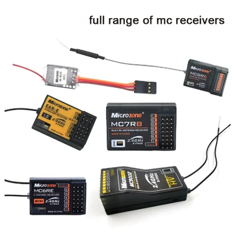 Odbiornik Microzone Mc6re Mc7rb Mc8re Mc9002 Mini M-Sbus nadaje się do kontrolera Mc6c Mc7 Mc8b Rc UAV