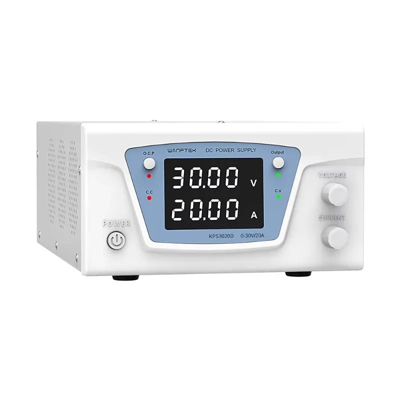 30V 20A BENCH DC ADJUSTABLE POWER SUPPLY, LAB, REPAIR, TEST, MEASURE, DESIGN, SCHOOLS, CHARGING, ELECTROPLATE, KPS3020D