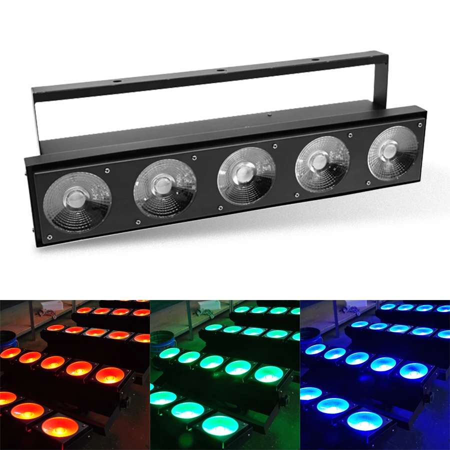 Imagem -05 - Feixe de Lavagem Strobe Matrix Rgb Led Dmx Stage Light em 5x30w Bar dj Party