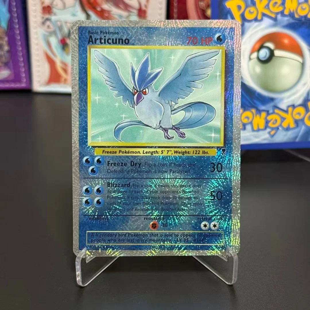 TCG English 2002 Legendarische Sammlung # 002 Articuno Reverse Holo Foil Card 002/110 Anime-Sammelkarten