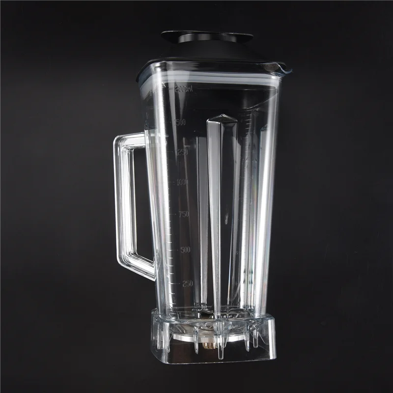 BABZ-Spare Jug For Blender Replacement Part Transparent 2L Capacity Blender Spare Compatible For SILVER CREST Blender