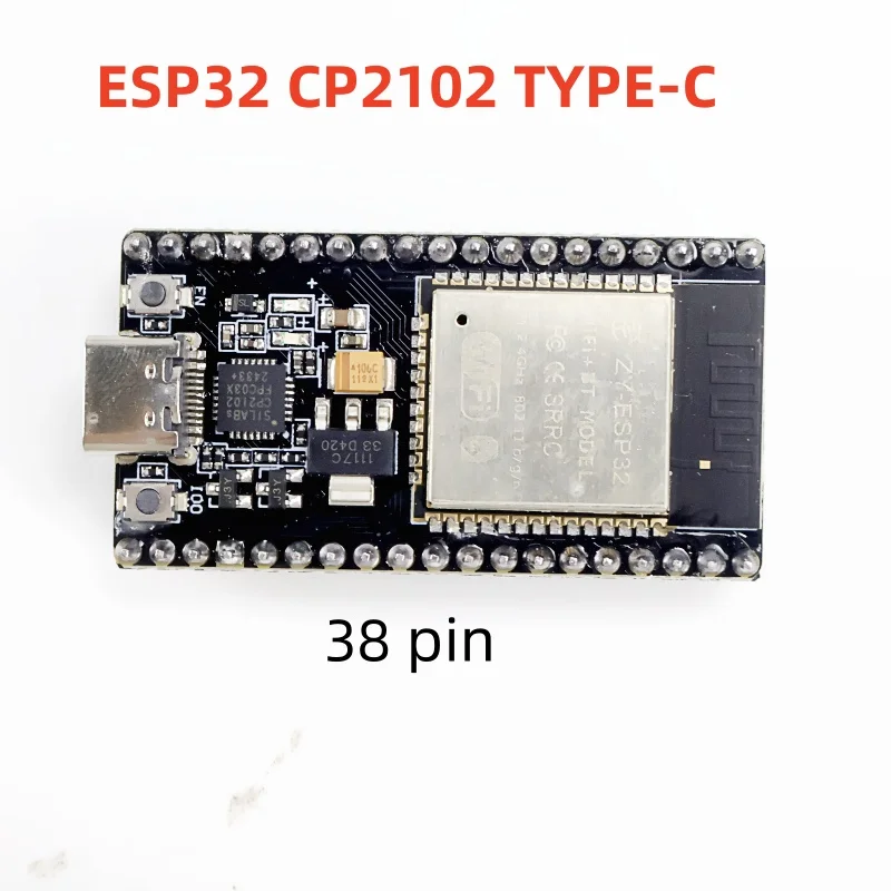 ESP32 บอร์ดพัฒนา TYPE-C/MICRO USB CP2102 WiFi + Bluetooth Dual Core ESP32-DevKitC-32 ESP-WROOM-32 บอร์ดขยาย 38PINS