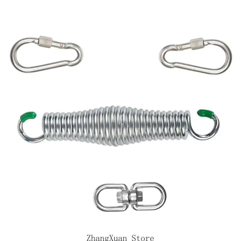 Hängesitz-Feder-Hardware-Kit mit Verriegelungsklammern und Drehgelenk für die Veranda-Aufhängung 3XUF – Detail 3
