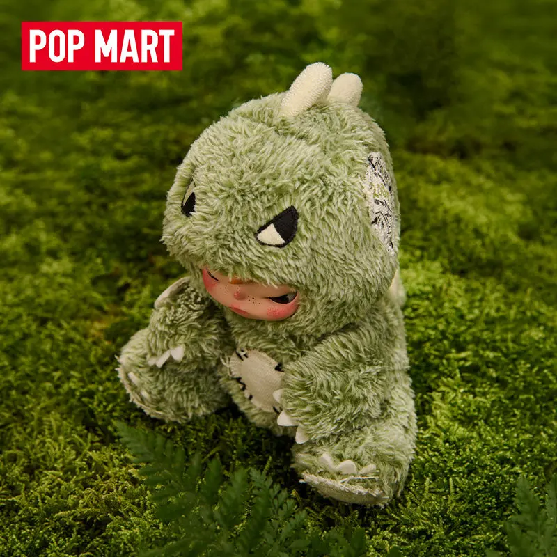 POP MART Hirono Dino Plush Doll Pendant Series Blind Box Toys Kawaii Anime Action Figure Surprise Mystery Box Dolls Gift view 3