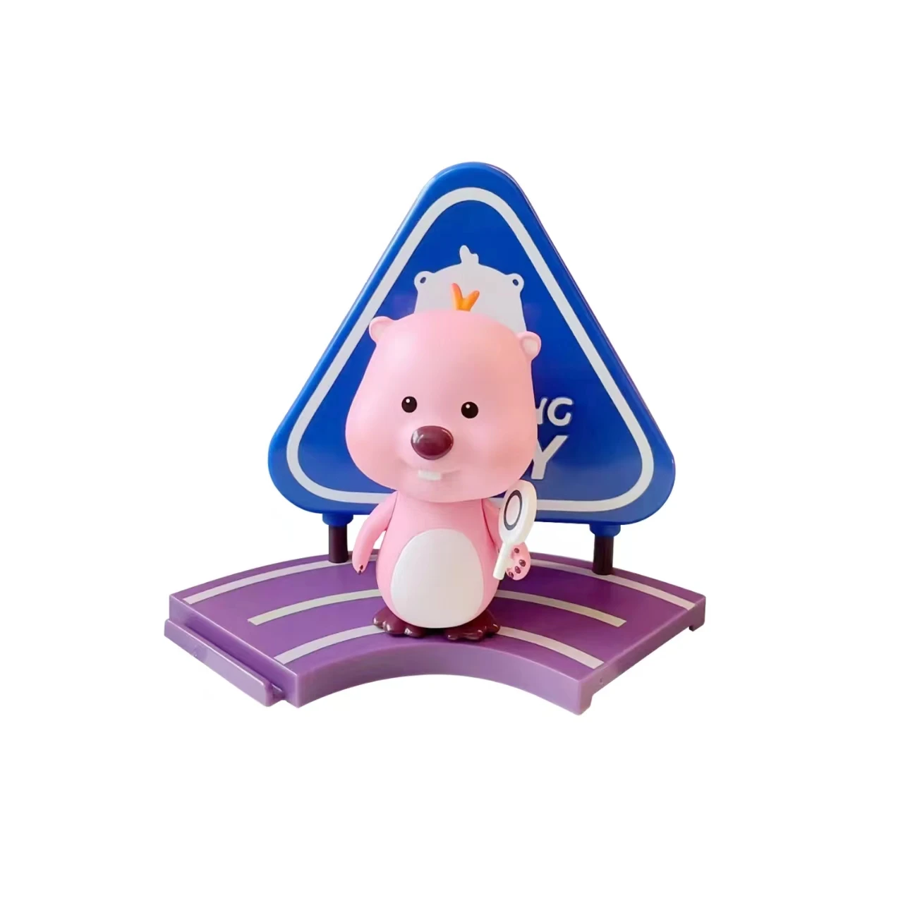 

Loopy neon highway series little beaver doll blind box cartoon trendy toy figure table ornament beautiful birthday gift