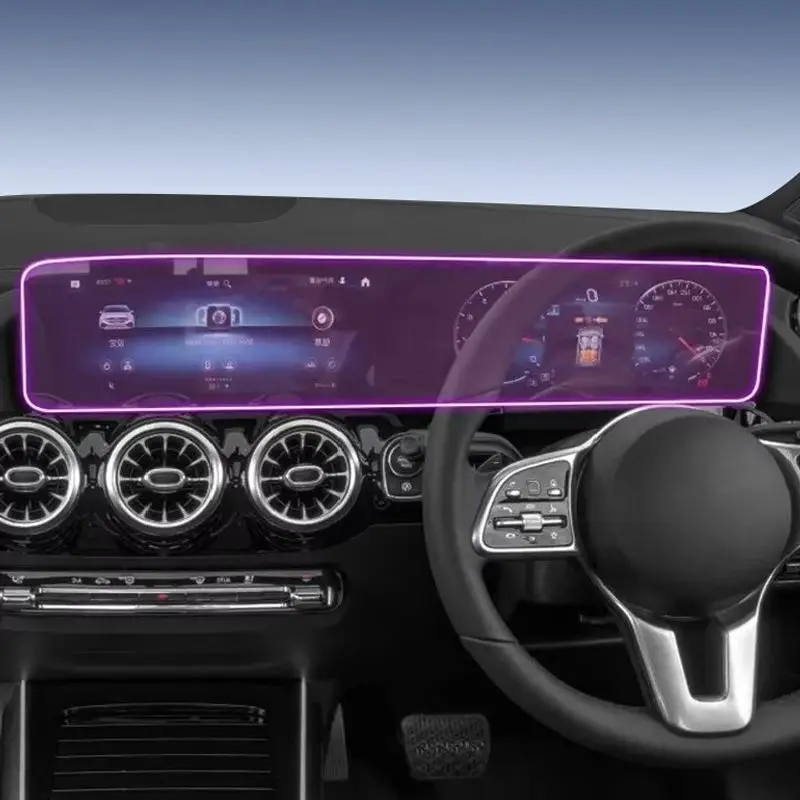 

Защитная пленка для навигационного экрана Mercedes Benz CLA GLA H247 2019-2023, пленка для ЖК-дисплея, аксессуары для автомобиля, пленка из ТПУ для интерьера