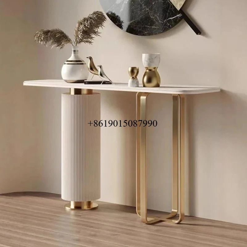 

Modern Luxury Console Table Premium Nordic Storage Organizer Console Table Trendy Living Room Woonkamer Tafel Home Furniture