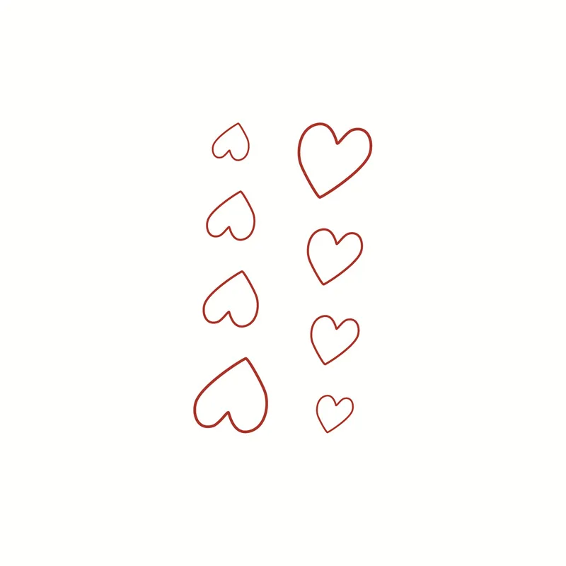 Tattoos for Hand Tattoo Sticker Love Heart Pattern Fake Tatoo Wrist Foot Women Body Tatto Waterproof Temporary Tatu Arm Tattos
