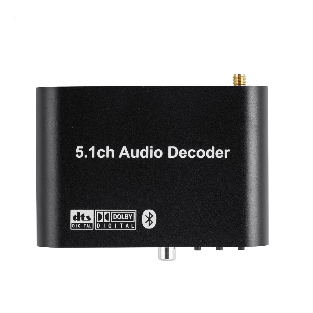 Imagem -04 - Dts Dolby 5.1 Decodificador de Áudio Spdif Toslink Usb Coaxial Fat32 Bluetooth 5.0 Entrada para 5.1 Saída Analógica para Alto-falante Amplifire