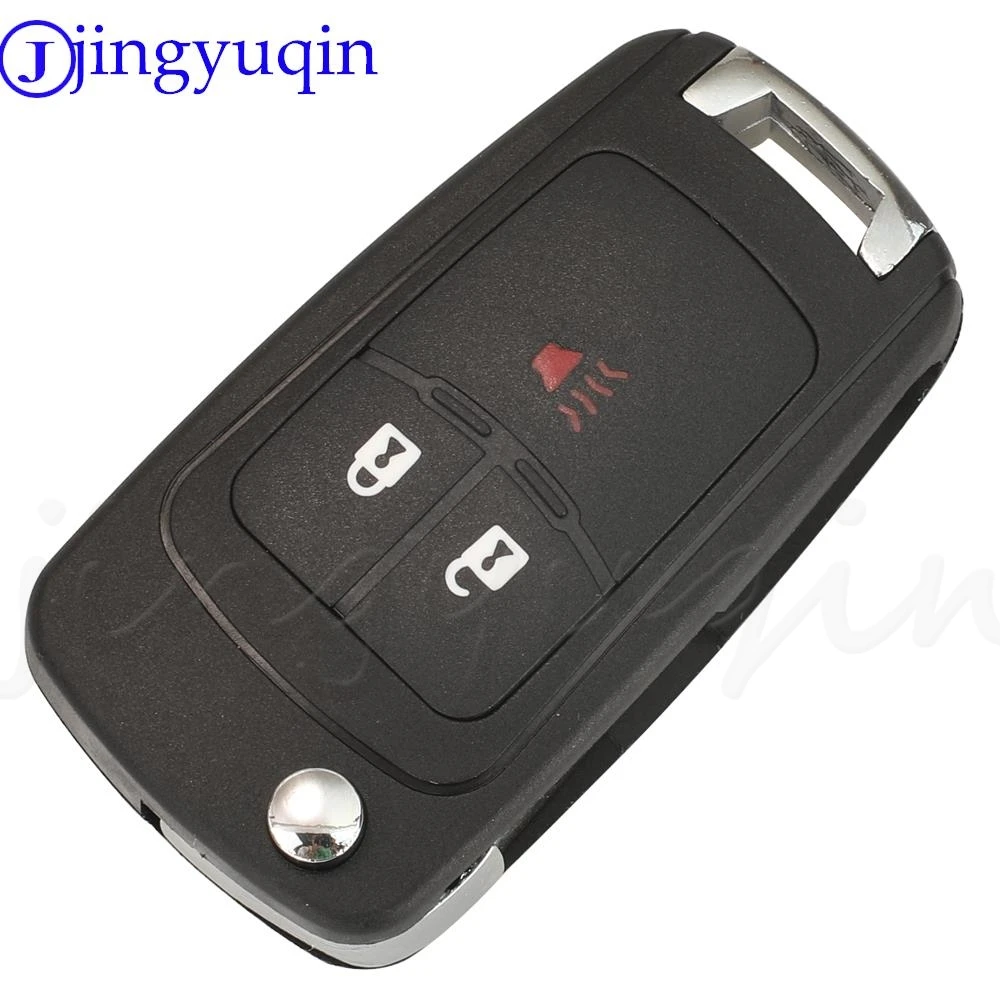 jingyuqin Flip Folding Smart Remote Control Car Key 315MHz ID46 For Chevrolet Spark 2013 2014 2015 2016 Key Fob Replacement