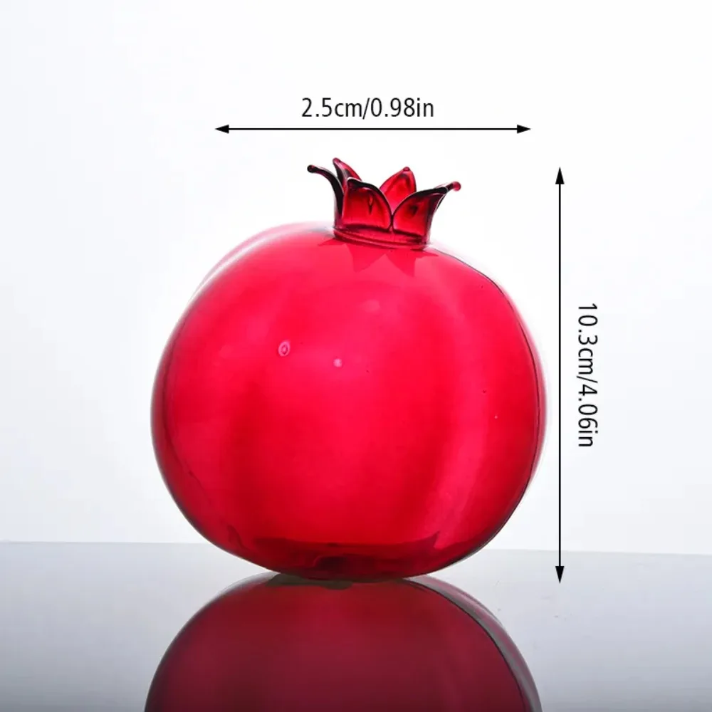 Pomegranate Fruit Vase Simple Transparent Hazelnut Flower Vase Hydroponic Aromatherapy Bottle Flower