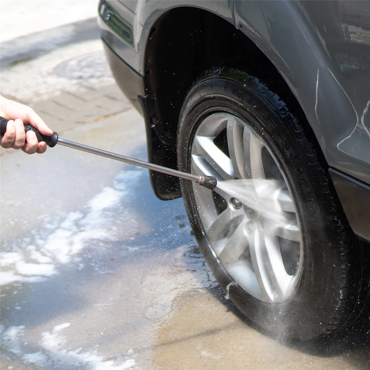 

Удлинитель для мойки высокого давления, 17 дюймов, нержавеющая сталь, 1/4 дюйма, быстроразъемное сопло для электрической мойки, хит продаж