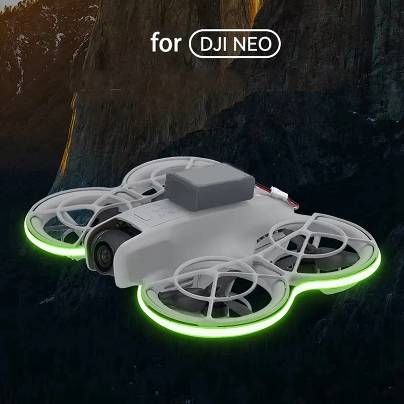 New-A47Q-Para dji neo led luz tira drone led noite vôo brilho ajustável lâmpada cinto localizador de iluminação acessórios drone