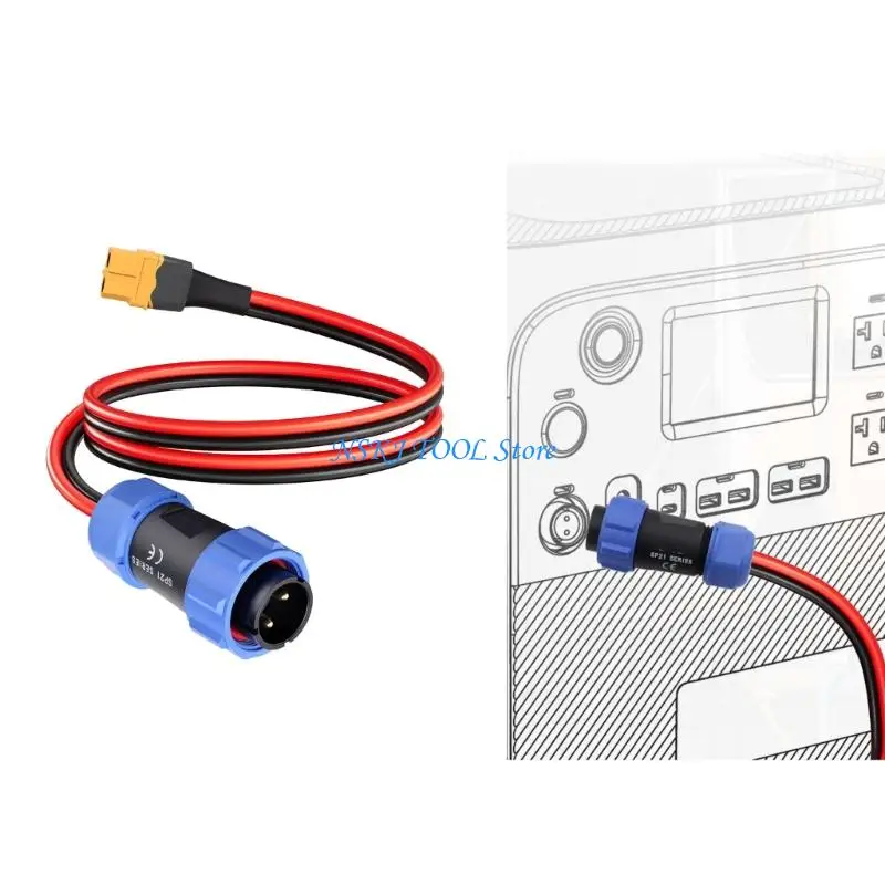 L8RC Aviation Connector Plug For Outdoor Camping Emergency Power Supply Enduring