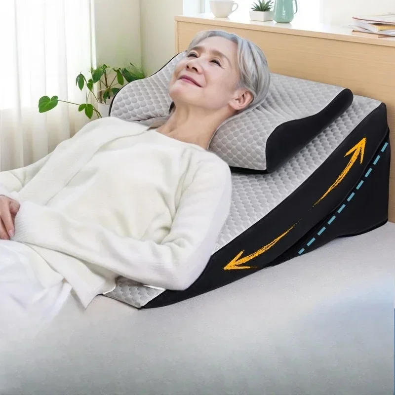 Nursing pad, cool ice beans, high-density sponge triangular diagonal pillow