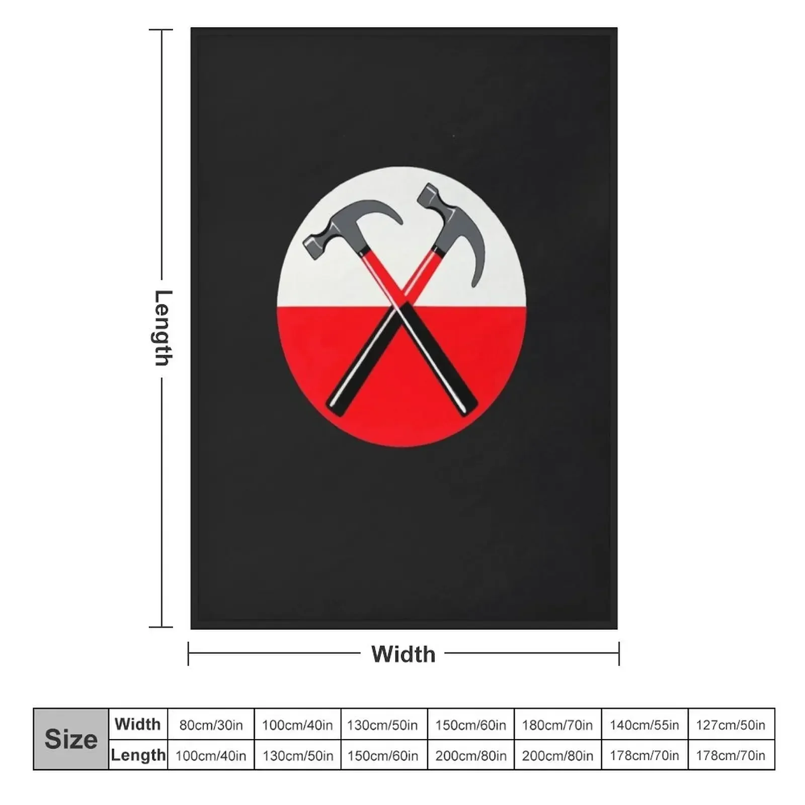 The Wall Hammers Throw Blanket Travel Moving Warm funny gift sofa bed Plaid Blankets