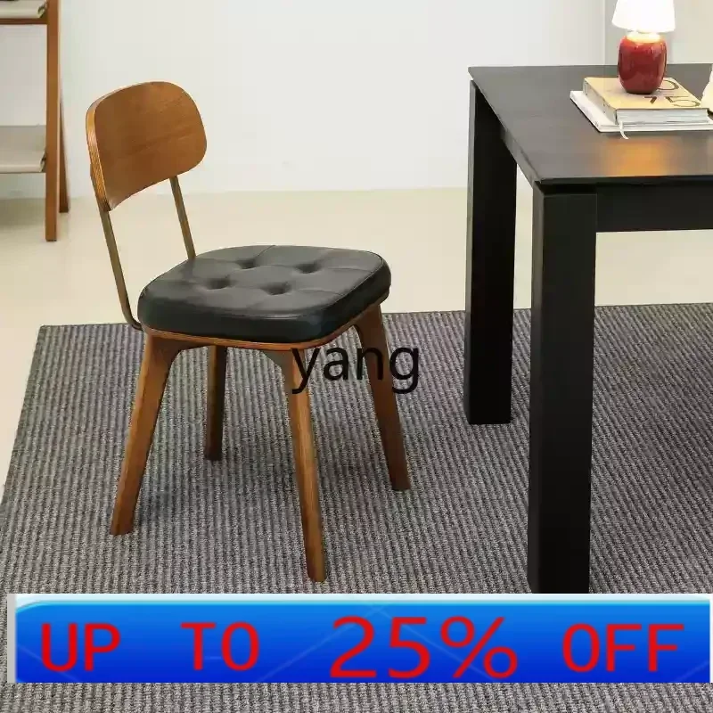 

LH retro dining chair wrought iron classic home medieval bar chair solid wood chair