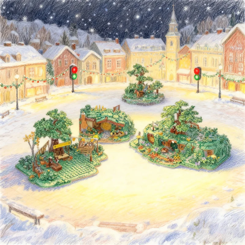 

9016 шт. MOC The Shire расширенный комплект колец модель строительные блоки архитектура креативные игрушки идея DIY Рождественский подарок образование