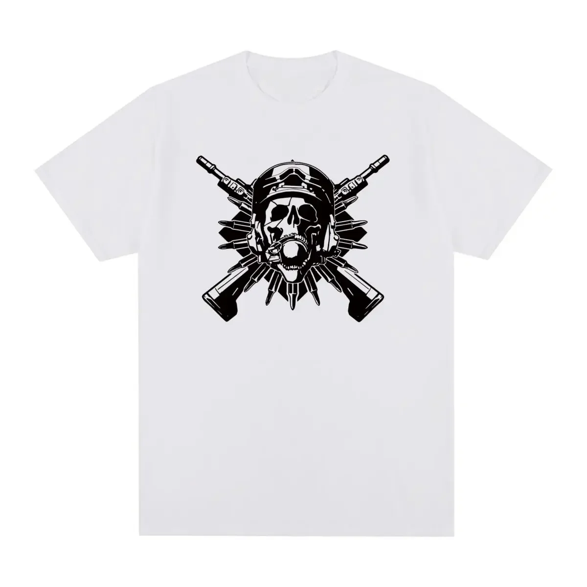 

Vintage T-shirt Retro Death Skeleton Cotton Men T Shirt New Tee Tshirt Womens Tops