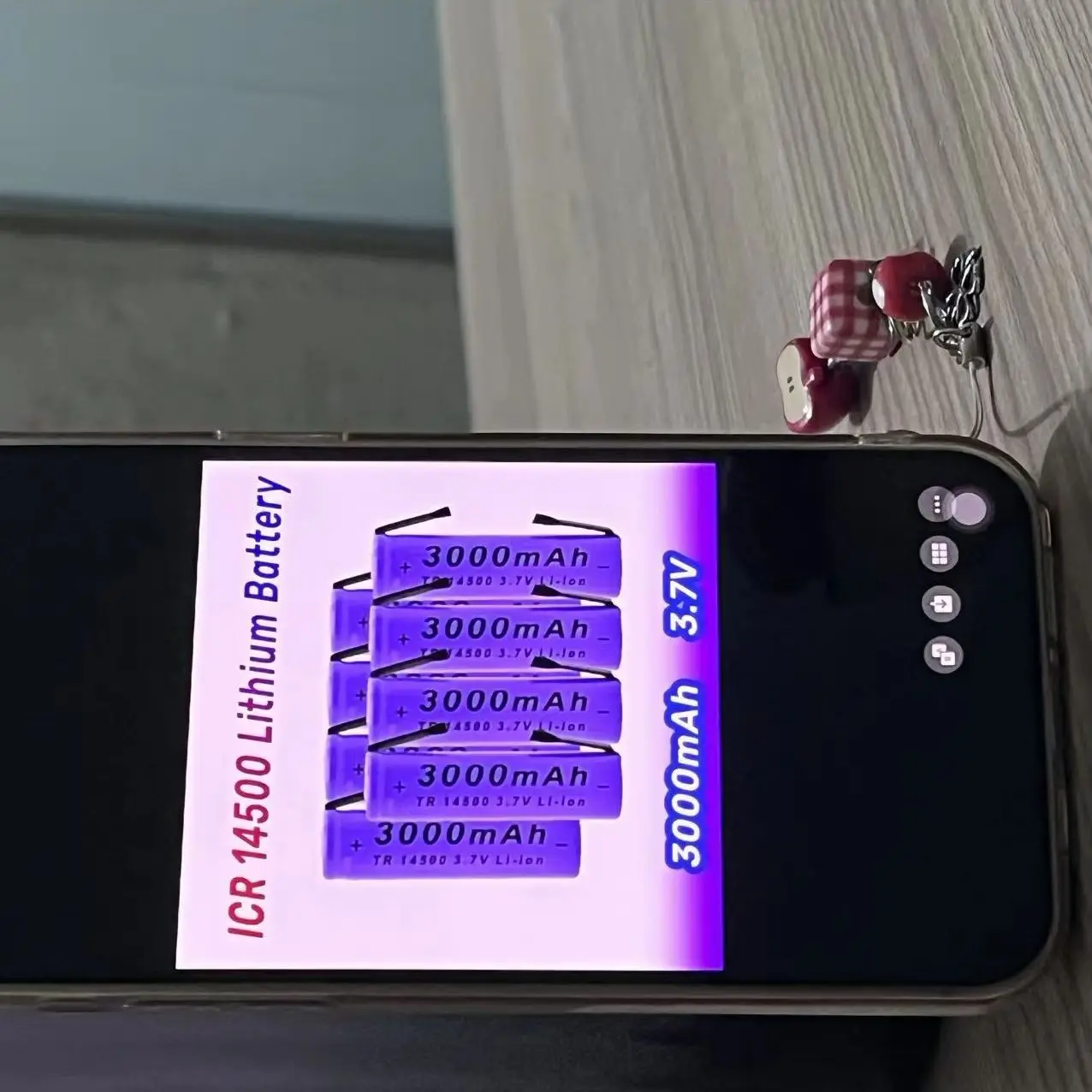 

Литиевая аккумуляторная батарея 3,7 В 3000 мАч ICR 14500, сварочные никелевые листовые батареи для светодиодного фонарика