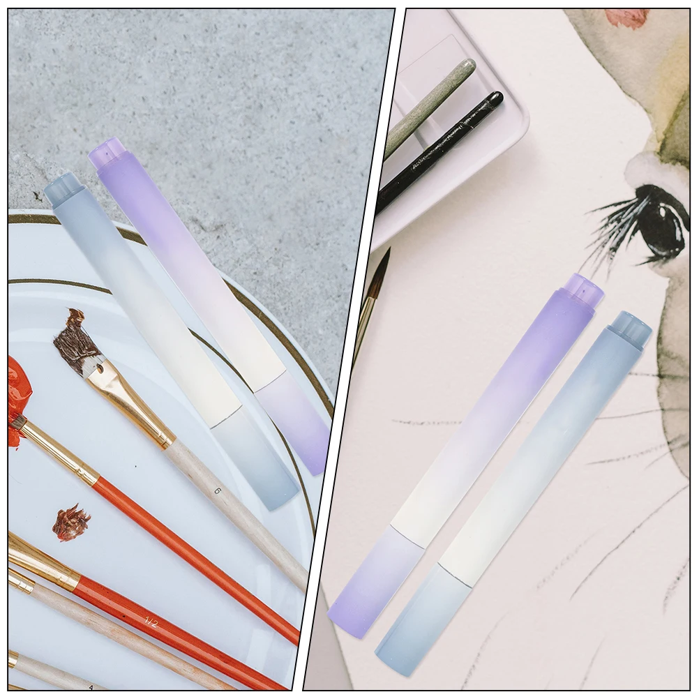 4 個の蛍光ペン優しいカラーデザインプラスチックブックマーキングペン学生絵画スクラップブッキングギフト