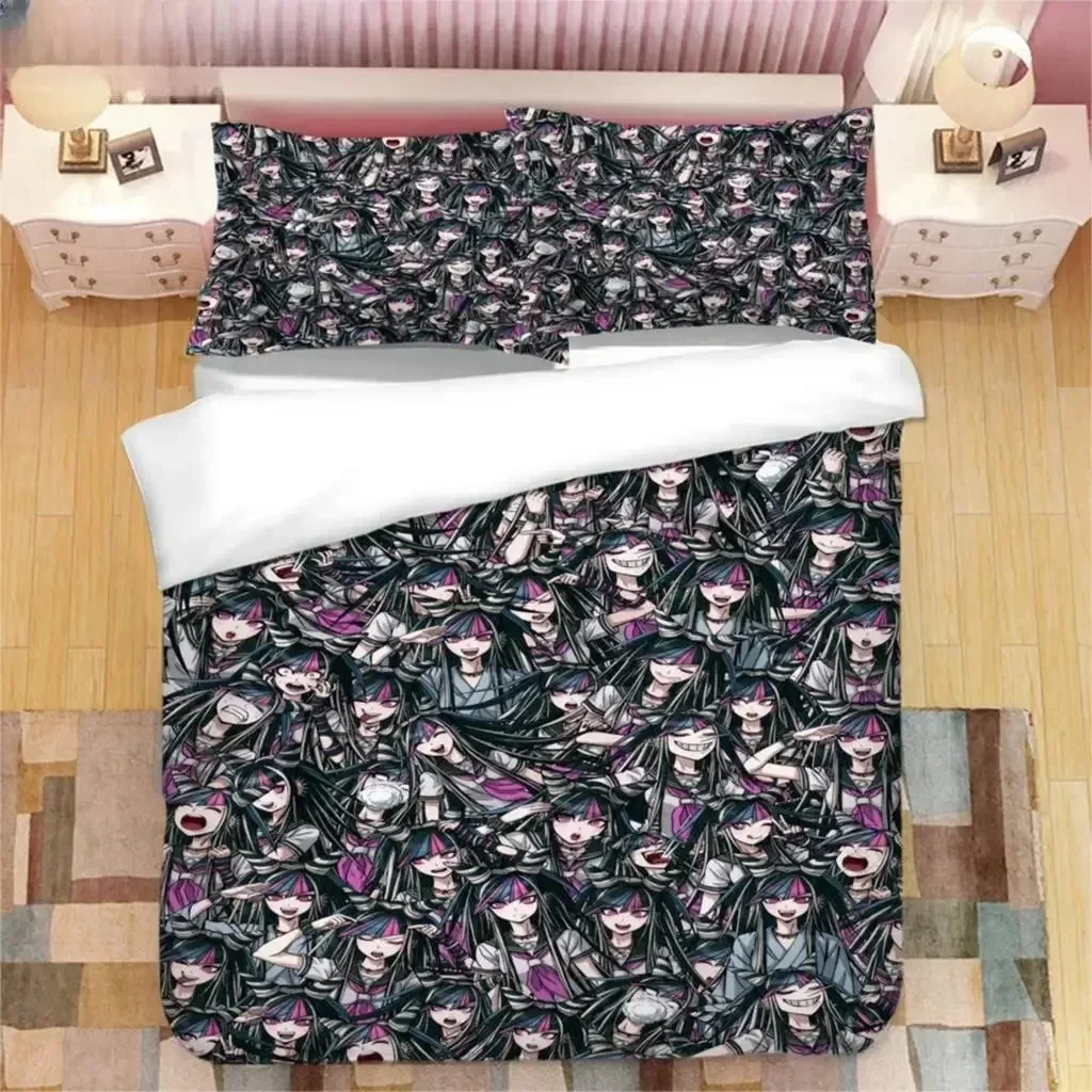 

New Fashion Game Anime Hiyoko X Ibuki Bedding Set Printed With Pillowcase Bed Duvet Cover Soft Queen King Size Bedclothes Home