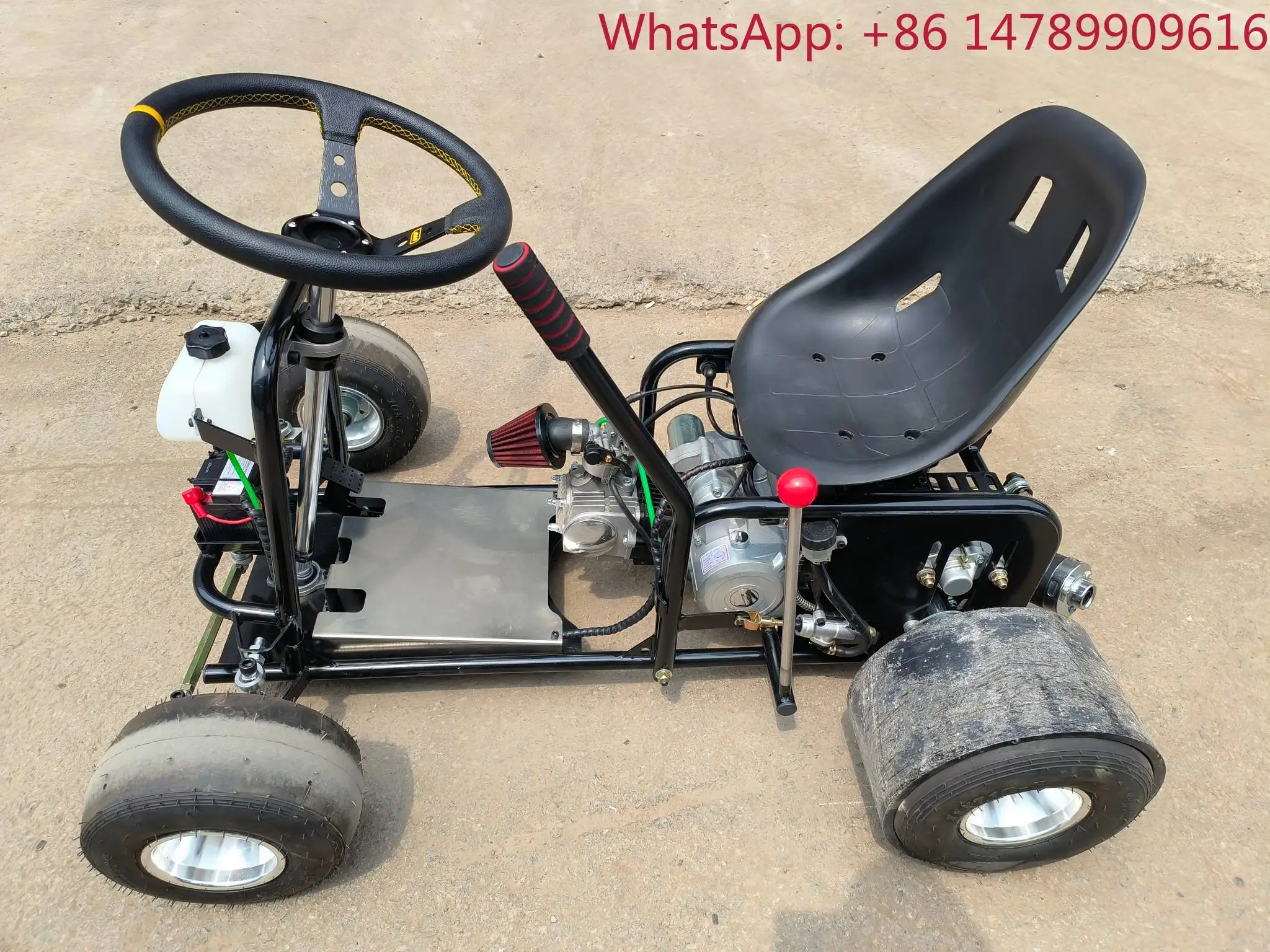 Kart de Derrape Mini de 125 CC con Freno de Mano para Entretenimiento al Aire Libre, Estilo Off-Road, Adrenalina Pura, Tendencia Actual