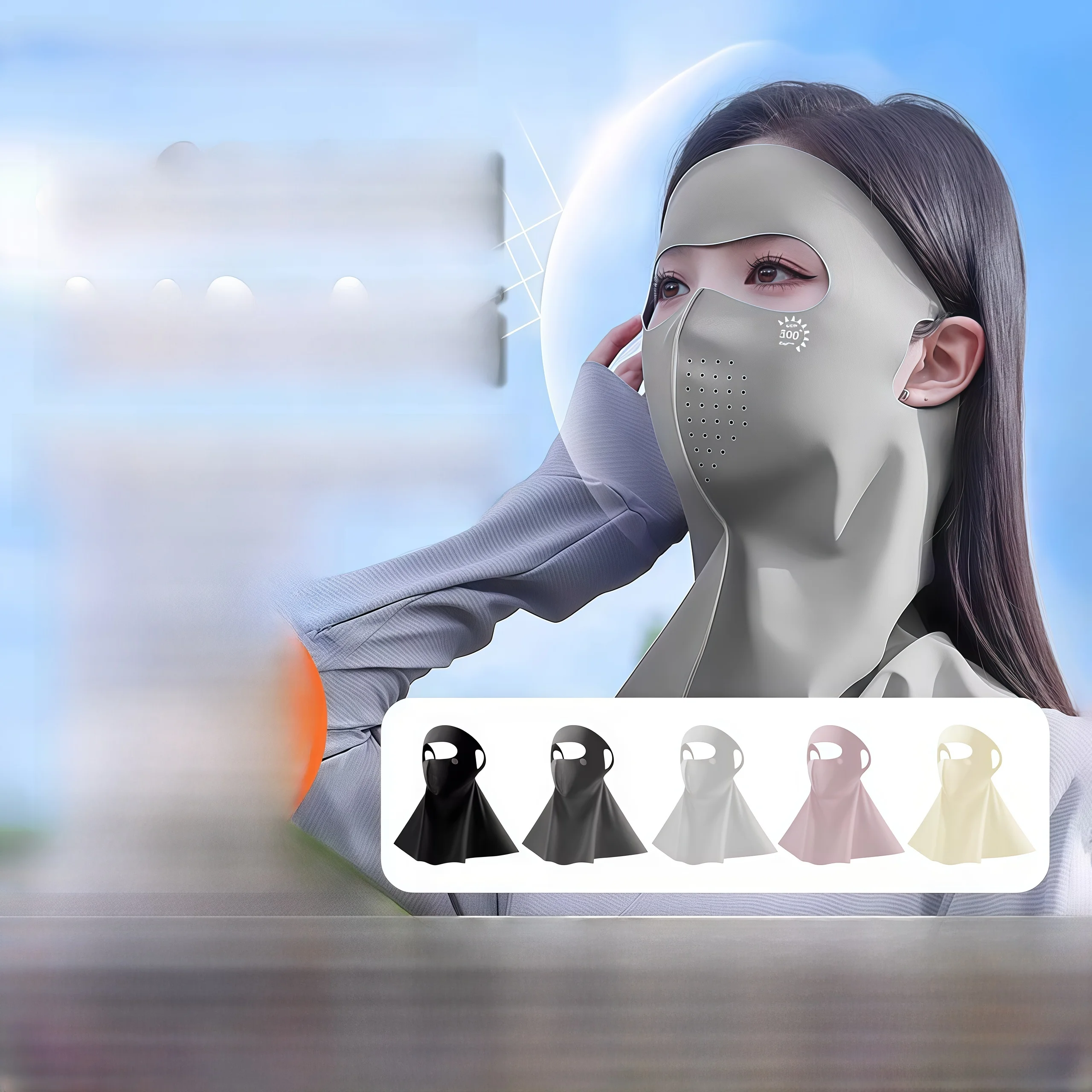 uv-protection-full-face-mask-women's-sunshade-face-anti-uv-cycling-neck-protector-integrated-summer-new-arrival