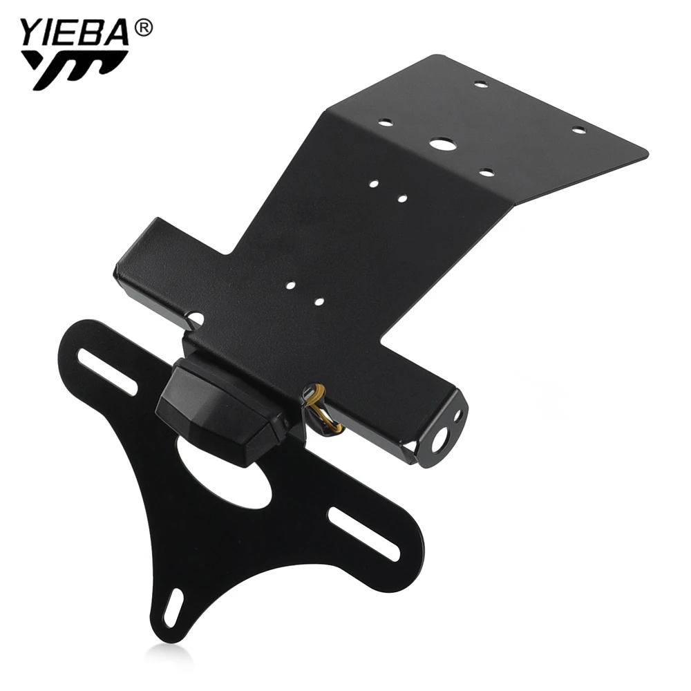 For RC 125 200 390 RC125 RC200 RC390 2014-2021 2020 2019 2018 Motorcycle License Number Plate Frame Holder Bracket LED Light