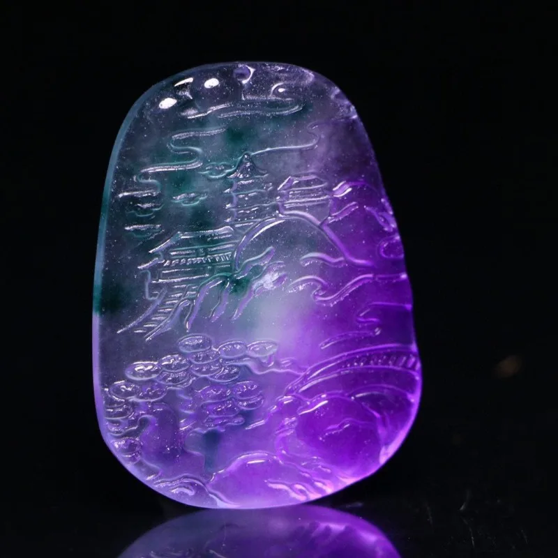 

Высокий лед резной пейзаж брендовый кулон изысканные ювелирные изделия