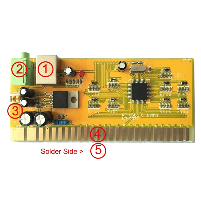 A01F-Pc Usb 28Pin To Jamma Converter Board Audio Video Arcade Games Machine 2 Player Neo Geo Coin Pusher Joystick Controller