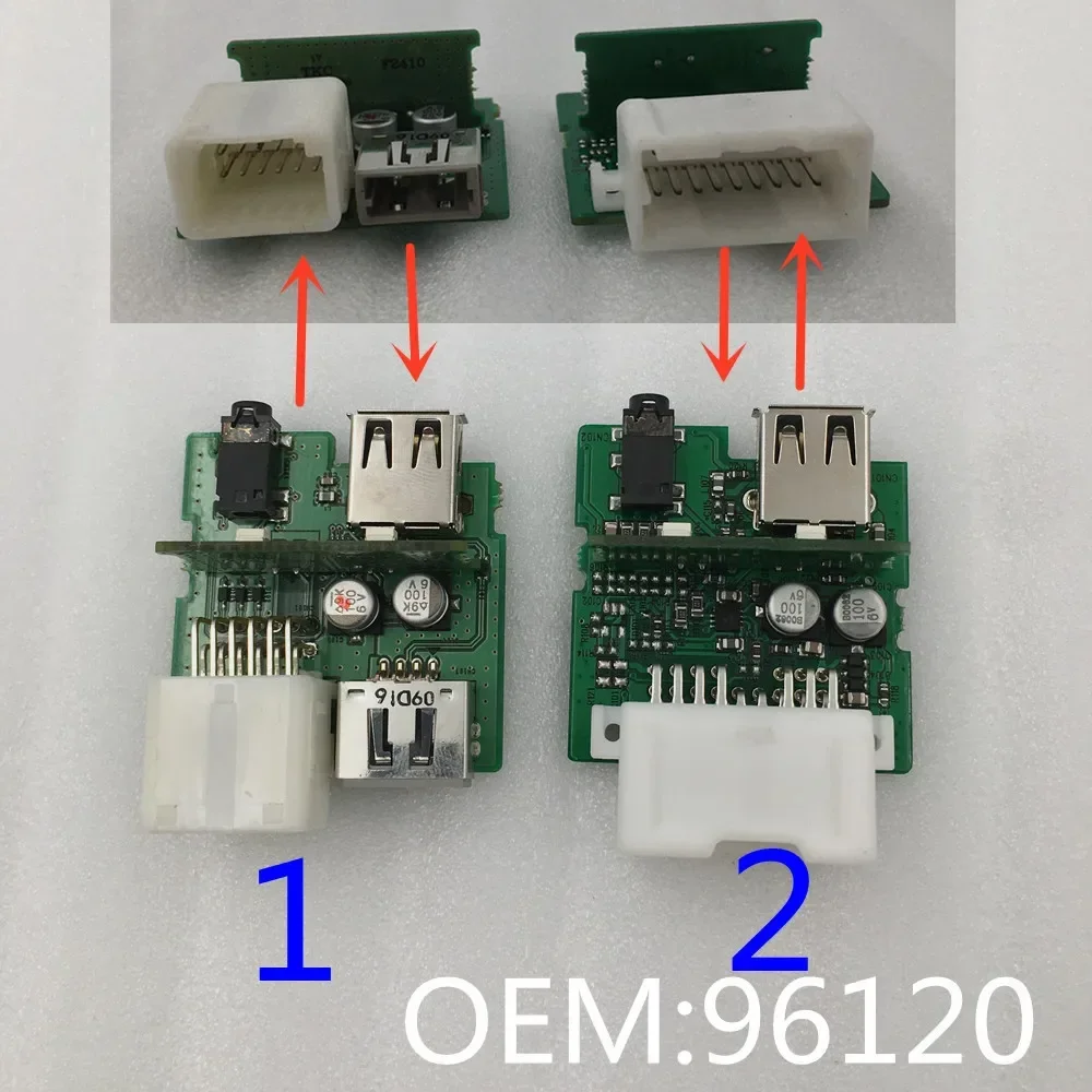 961201R000 961201R300 ASSY AUX & USB For Hyundai 2011 2012 2013 Elantra USB Reader iPod AUX Port Adapter Assy 96120 1R000