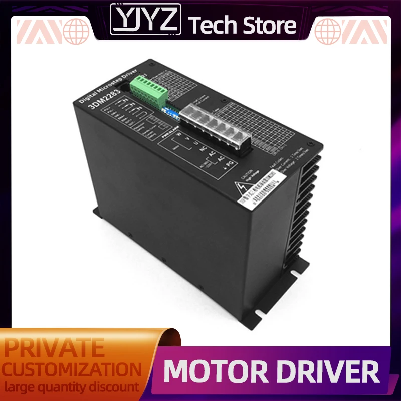 Imagem -03 - Motorista Trifásico Digital do Motor Deslizante Dsp 3dm228010a Etapa 110130 220v 3dm2283