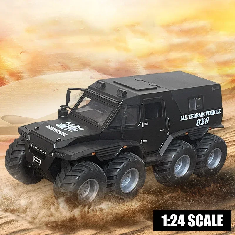 1:24 Россия Avtoros Shaman 8x8 ATV модель бронеавтомобиля из сплава, игрушечный автомобиль для мальчика, внедорожник, модель автомобиля, подарок