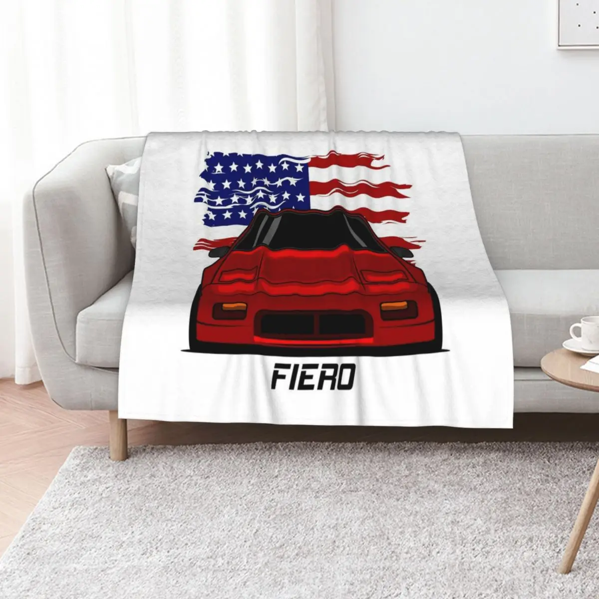 Manta frontal roja Fiero, manga, ideas de regalos de San Valentín para mantas finas decorativas para sofá