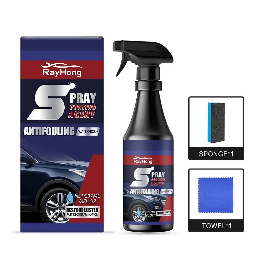 

Спрей для автомобильного покрытия с высокой защитой 3-в-1 — быстродействующее керамическое и нанопокрытие для обеззараживания блеска