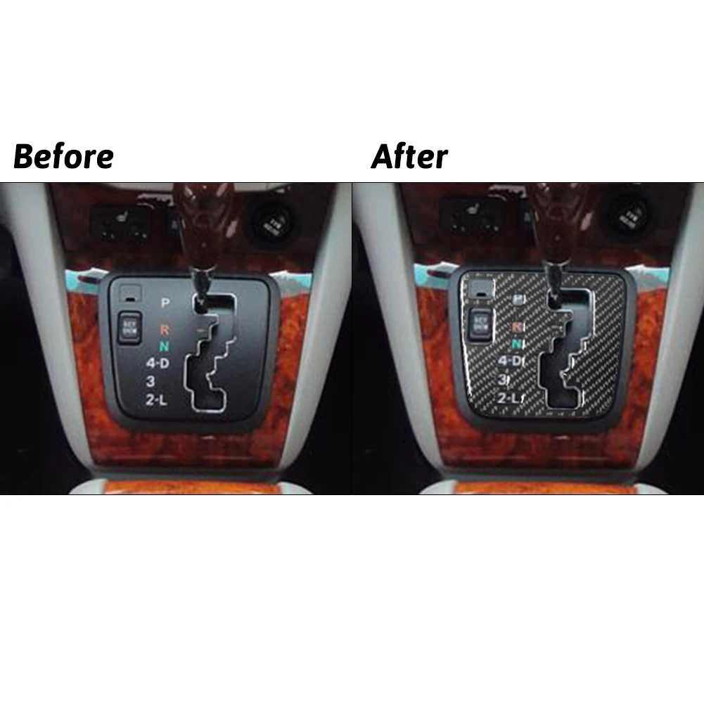Shift Console Panel Stickers Car Protection Decorative Strips Accessories Auto Interior Mouldings For Lexus RX330 RX350 Series